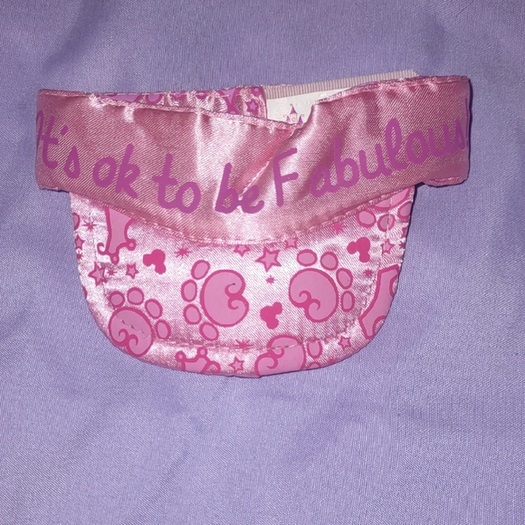 Disney Other - Disney Pink Butterfly Visor Hat